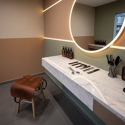 grooming room at Salon DeElegance