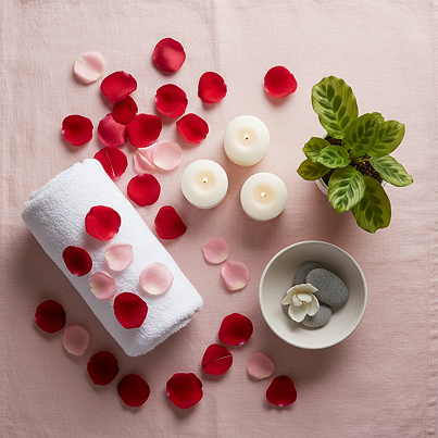 Facial and beauty treatment room at Salon DeElegance